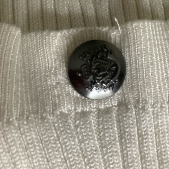 Elie Tahari Long Sleeveless Vest Ivory White Size L NWT - Picture 8 of 12